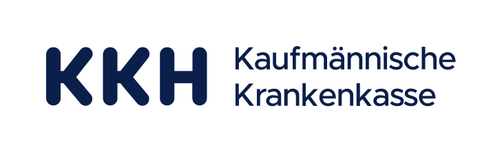 Logo mit den Buchstaben KKH und Kaufmännische Krankenkasse